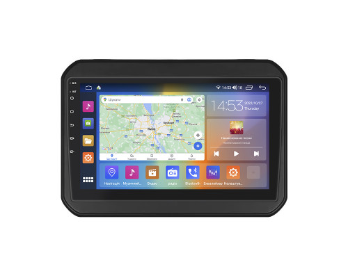 Штатная магнитола Lesko для Suzuki Ignis III 2016-2020 экран 9" 4/64Gb CarPlay 4G Wi-Fi GPS Prime