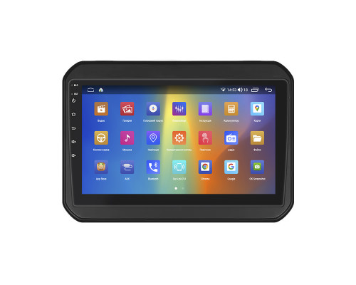 Штатная магнитола Lesko для Suzuki Ignis III 2016-2020 экран 9" 4/64Gb CarPlay 4G Wi-Fi GPS Prime