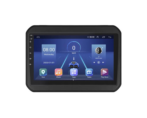 Штатная магнитола Lesko для Suzuki Ignis III 2016-2020 экран 9" 6/128Gb 4G Wi-Fi GPS Top