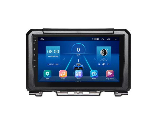 Штатная магнитола Lesko для Suzuki Jimny III Рестайлинг 1 2005-2012 экран 9" 4/64Gb 4G Wi-Fi GPS Top