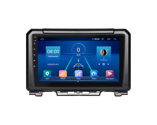 Штатная магнитола Lesko для Suzuki Jimny III Рестайлинг 1 2005-2012 экран 9" 6/128Gb 4G Wi-Fi GPS Top
