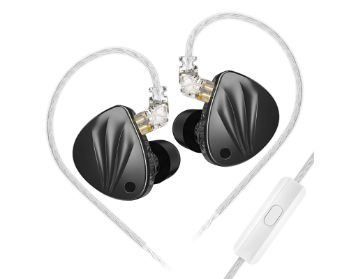 Навушники KZ Krila з мікрофоном black