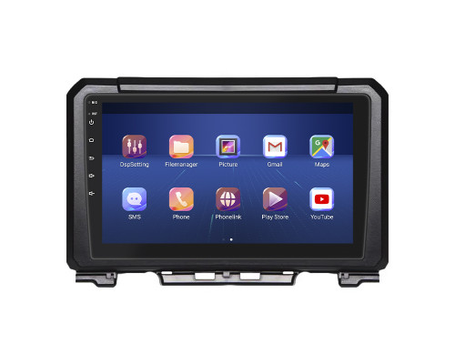 Штатная магнитола Lesko для Suzuki Jimny IV 2018-н.в. экран 9" 4/64Gb 4G Wi-Fi GPS Top