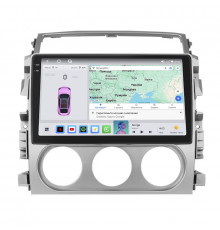 Штатная магнитола Lesko для Suzuki Liana I Рестайлинг 2004-2008 экран 9" 4/64 QLED CarPlay 4G Wi-Fi GPS 360 Prime