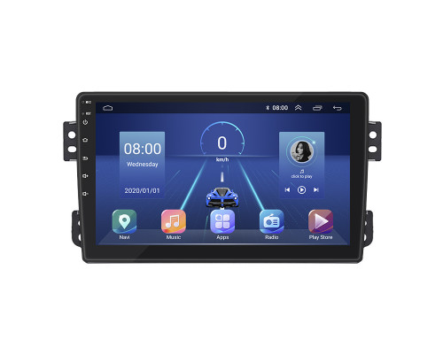 Штатная магнитола Lesko для Suzuki Splash I 2008-2012 экран 9" 2/32Gb 4G Wi-Fi GPS Top