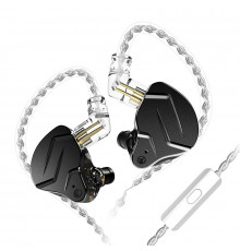 Навушники KZ ZSN Pro X з мікрофоном black