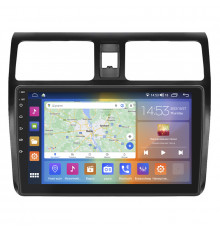 Штатная магнитола Lesko для Suzuki Swift III 2004-2011 экран 10" 4/64Gb CarPlay 4G Wi-Fi GPS Prime