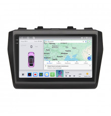 Штатная магнитола Lesko для Suzuki Swift V 2016-н.в. экран 10" 4/64 QLED CarPlay 4G Wi-Fi GPS 360 Prime