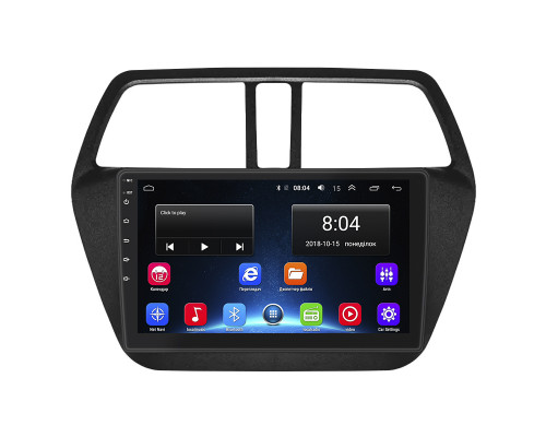 Штатная магнитола Lesko для Suzuki SX4 II (S-Cross) 2013-2016 экран 9" 2/32Gb Wi-Fi GPS Base