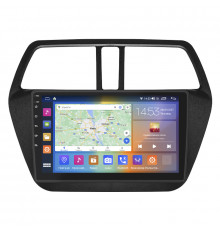 Штатная магнитола Lesko для Suzuki SX4 II (S-Cross) 2013-2016 экран 9" 4/64Gb CarPlay 4G Wi-Fi GPS Prime