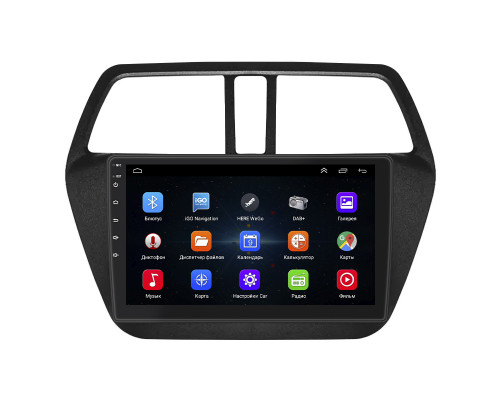 Штатная магнитола Lesko для Suzuki SX4 II (S-Cross) Рестайлинг 2016-н.в. экран 9" 1/16Gb Wi-Fi GPS Base