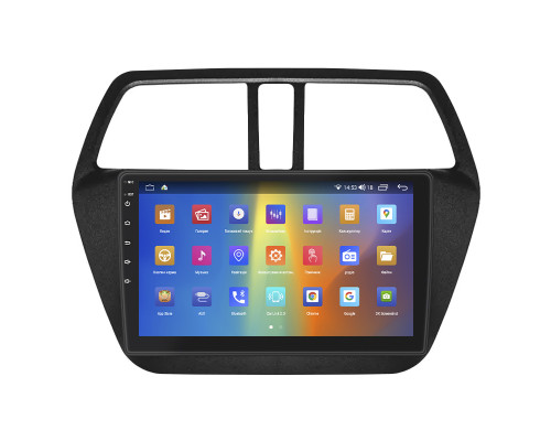 Штатная магнитола Lesko для Suzuki SX4 II (S-Cross) Рестайлинг 2016-н.в. экран 9" 2/32Gb CarPlay 4G Wi-Fi GPS Prime