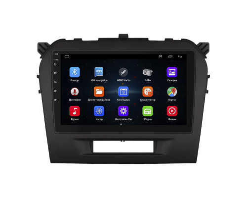 Штатная магнитола Lesko для Suzuki Vitara II 2014-2019 экран 9" 1/16Gb Wi-Fi GPS Base