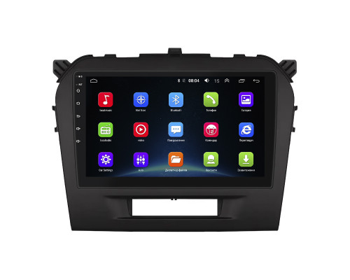 Штатная магнитола Lesko для Suzuki Vitara II 2014-2019 экран 9" 2/32Gb Wi-Fi GPS Base