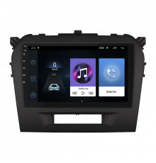 Штатная магнитола Lesko для Suzuki Vitara II Рестайлинг 2018-н.в. экран 9" 1/16Gb Wi-Fi GPS Base