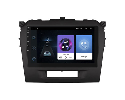 Штатная магнитола Lesko для Suzuki Vitara II Рестайлинг 2018-н.в. экран 9" 1/16Gb Wi-Fi GPS Base