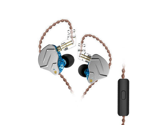 Навушники KZ ZSN Pro з мікрофоном blue