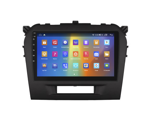 Штатная магнитола Lesko для Suzuki Vitara II Рестайлинг 2018-н.в. экран 9" 4/64Gb CarPlay 4G Wi-Fi GPS Prime