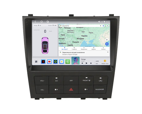 Штатная магнитола Lesko для Toyota Altezza  1998-2005 экран 9" 4/64 QLED CarPlay 4G Wi-Fi GPS 360 Prime