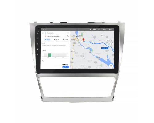 Штатная магнитола Lesko для Toyota Aurion I 2006-2012 экран 10" 4/32Gb 4G Wi-Fi GPS Top