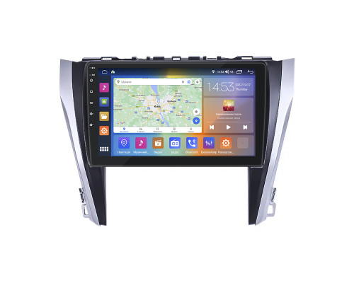 Штатная магнитола Lesko для Toyota Aurion II 2012-2017 экран 10" 4/64Gb CarPlay 4G Wi-Fi GPS Prime