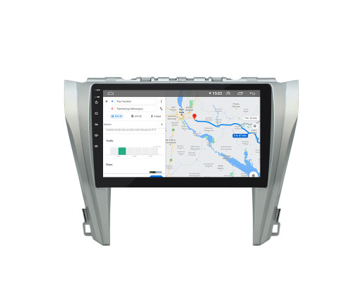 Штатная магнитола Lesko для Toyota Aurion II 2012-2017 экран 10" 2/32Gb 4G Wi-Fi GPS Top