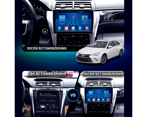 Штатная магнитола Lesko для Toyota Aurion II 2012-2017 экран 10" 2/32Gb 4G Wi-Fi GPS Top