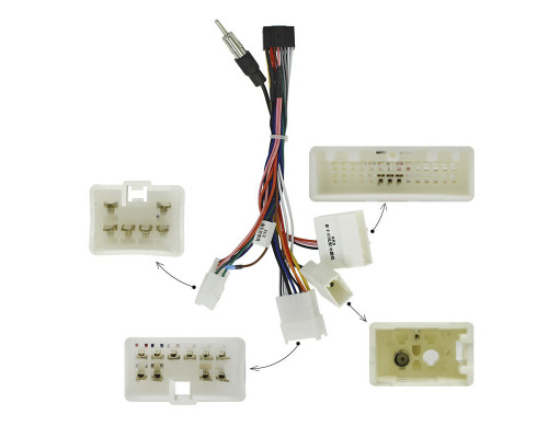 Штатная магнитола Lesko для Toyota Aurion II 2012-2017 экран 10" 2/32Gb 4G Wi-Fi GPS Top