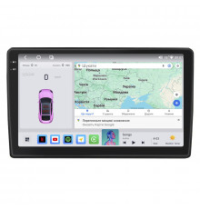 Штатная магнитола Lesko для Toyota Auris I 2006-2010 экран 10" 4/64 QLED CarPlay 4G Wi-Fi GPS 360 Prime