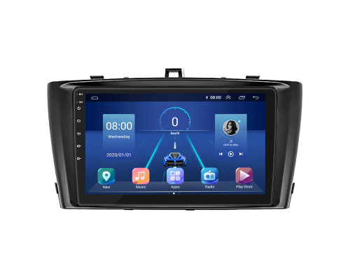 Штатная магнитола Lesko для Toyota Avensis III 2008-2011 экран 9" 2/32Gb 4G Wi-Fi GPS Top