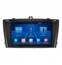 Штатная магнитола Lesko для Toyota Avensis III 2008-2011 экран 9" 4/64Gb 4G Wi-Fi GPS Top