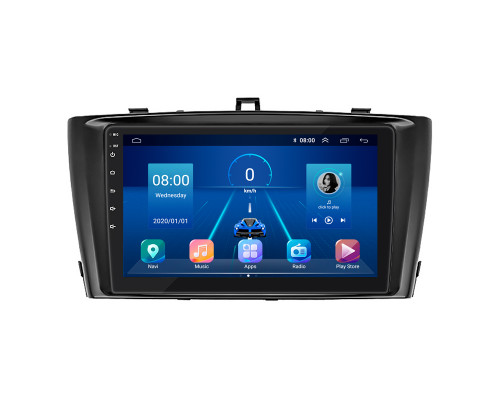 Штатная магнитола Lesko для Toyota Avensis III 2008-2011 экран 9" 4/64Gb 4G Wi-Fi GPS Top