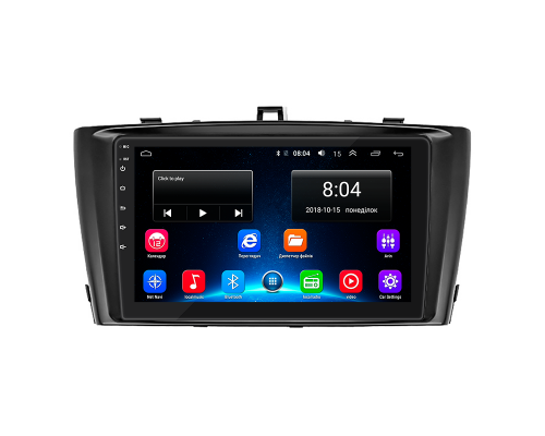 Штатная магнитола Lesko для Toyota Avensis III Рестайлинг 2011-2015 экран 9" 2/32Gb Wi-Fi GPS Base