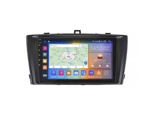 Штатная магнитола Lesko для Toyota Avensis III Рестайлинг 2011-2015 экран 9" 2/32Gb CarPlay 4G Wi-Fi GPS Prime
