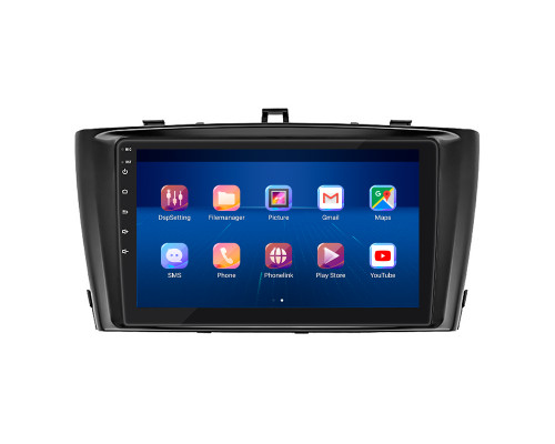 Штатная магнитола Lesko для Toyota Avensis III Рестайлинг 2011-2015 экран 9" 4/64Gb 4G Wi-Fi GPS Top