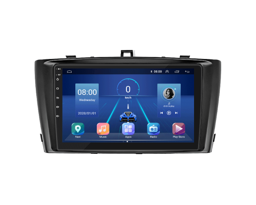 Штатная магнитола Lesko для Toyota Avensis III Рестайлинг 2011-2015 экран 9" 6/128Gb 4G Wi-Fi GPS Top