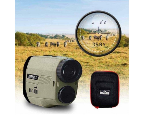 Лазерный дальномер Artbull LS-1000 на 1000 метров с углом наклона и скоростью движения
