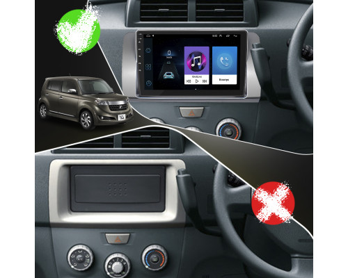 Штатная магнитола Lesko для Toyota bB II Рестайлинг 2008-2016 экран 9" 1/16Gb Wi-Fi GPS Base