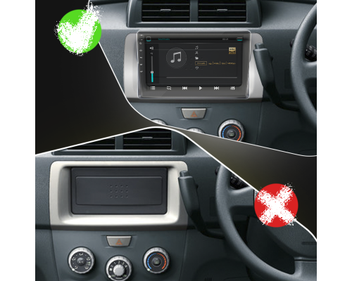 Штатная магнитола Lesko для Toyota bB II Рестайлинг 2008-2016 экран 9" 2/32Gb Wi-Fi GPS Base