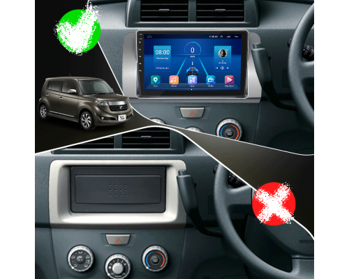 Штатная магнитола Lesko для Toyota bB II Рестайлинг 2008-2016 экран 9" 6/128Gb 4G Wi-Fi GPS Top