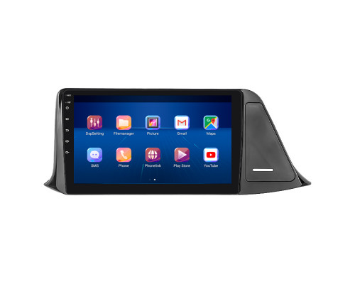 Штатная магнитола Lesko для Toyota C-HR I Рестайлинг 2019-н.в. экран 9" 4/64Gb 4G Wi-Fi GPS Top