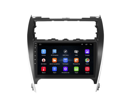 Штатная магнитола Lesko для Toyota Camry (USA) VII (XV50) 2011-2015 экран 10" 1/16Gb Wi-Fi GPS Base
