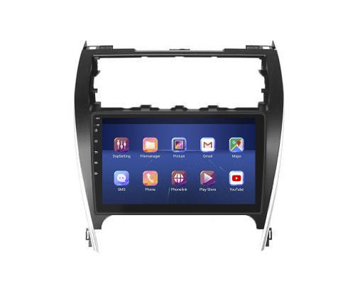 Штатная магнитола Lesko для Toyota Camry (USA) VII (XV50) 2011-2015 экран 10" 2/32Gb Wi-Fi GPS Base