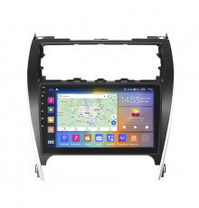 Штатная магнитола Lesko для Toyota Camry (USA) VII (XV50) 2011-2015 экран 10" 4/64Gb CarPlay 4G Wi-Fi GPS Prime