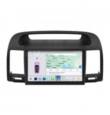 Штатная магнитола Lesko для Toyota Camry V (XV30) 2001-2004 экран 9" 4/64 QLED CarPlay 4G Wi-Fi GPS 360 Prime