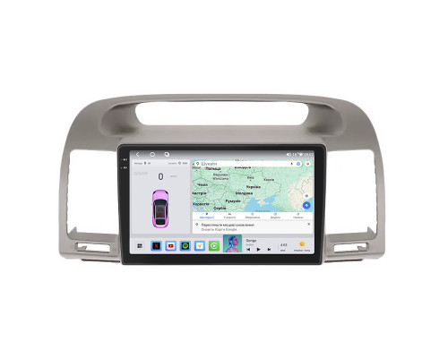 Штатная магнитола Lesko для Toyota Camry V XV30 Рестайлинг 2004-2006 с экраном 9 и QLED