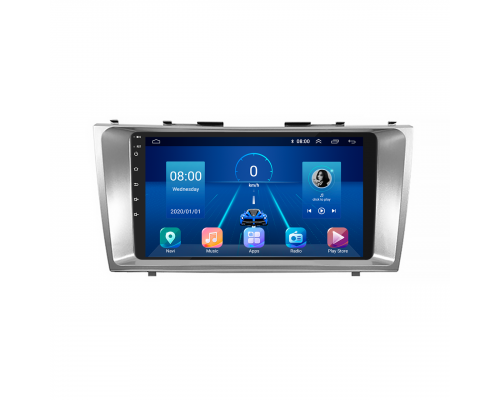 Автомагнитола Lesko для Toyota Camry VI (XV40) 2006-2009 с экраном 9", 4G, Wi-Fi и GPS