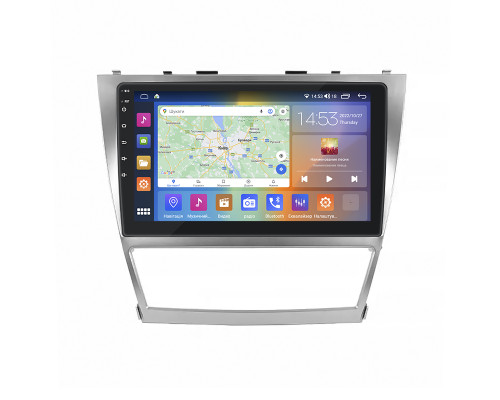 Штатная магнитола Lesko для Toyota Camry VI (XV40) Рестайлинг 2009-2011 экран 10" 2/32Gb CarPlay 4G Wi-Fi GPS Prime
