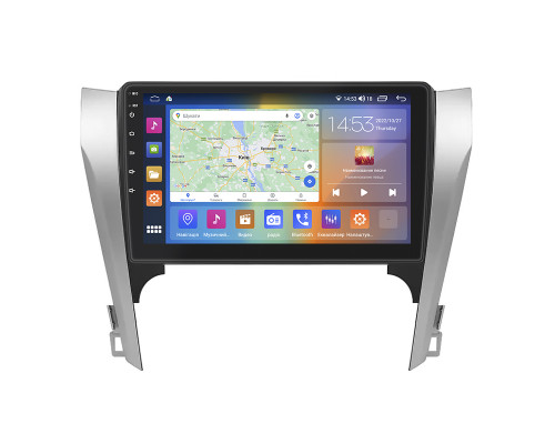 Штатная магнитола Lesko для Toyota Camry VII (XV50) 2011-2014 экран 10" 4/64Gb CarPlay 4G Wi-Fi GPS Prime
