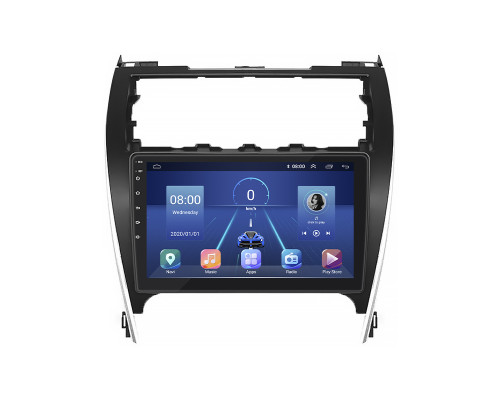 Штатная магнитола Lesko для Toyota Camry VII (XV50) 2011-2014 экран 10" 4/64Gb 4G Wi-Fi GPS Top